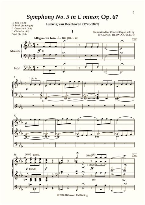 Beethoven Symphony Sheet Music