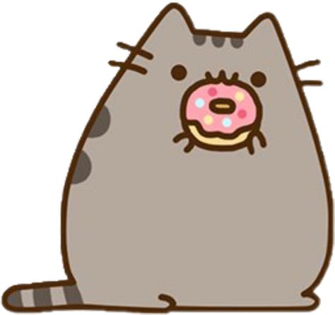 Pusheen Vector Donut Pusheen Eating Donut Clipart Full Size Clipart