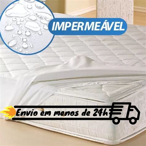 Capa De Colch O Impermeavel Solteiro Casal Queen Antimofo Premium