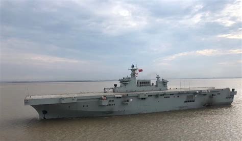 China Begins Sea Trials Of 1st Giant Amphibious Assault Warship The Week