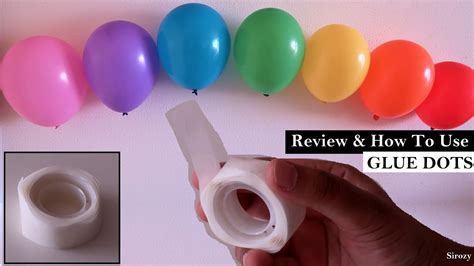 How To Use Glue Dots For Balloon How To Stick Balloons On Wall How