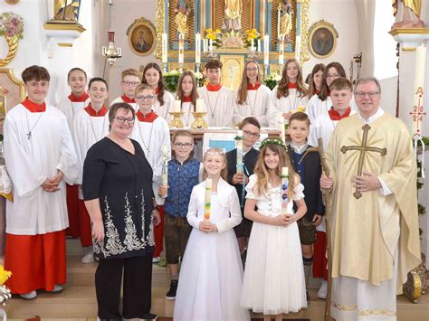 Erstkommunionfeiern Pfarreiengemeinschaft Neuburg Kirche St