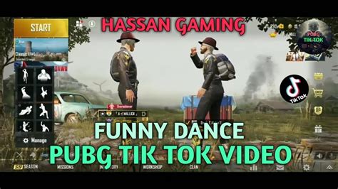 Pubg Tik Tok Funny Moments And Funny Dance Part By Hassan Gaming