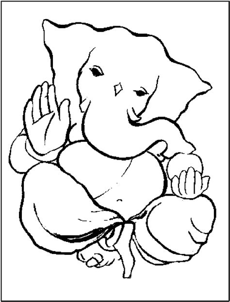 Ganesh Sketch For Kids at PaintingValley.com | Explore collection of ...