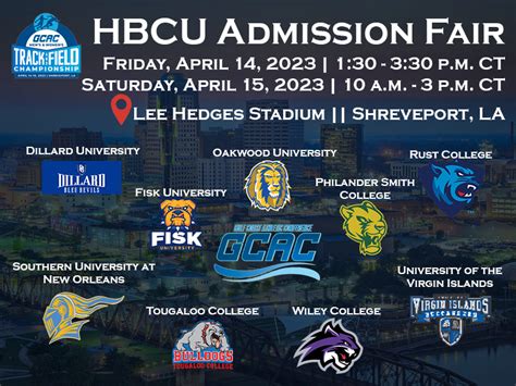 Gulf Coast Athletic Conference To Host Hbcu Admission Fair At 2023