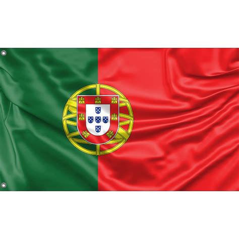 Flag Of Portugal Unique Design Print High Quality Materials Size 3x5 Ft