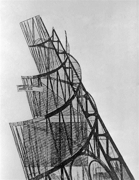 Vladimir Tatlin: 'Monument to the Third International' | Constructivism ...