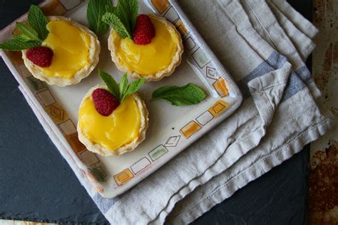 Mini Meyer Lemon Curd Tartlets A Cup Of Sugar A Pinch Of Salt