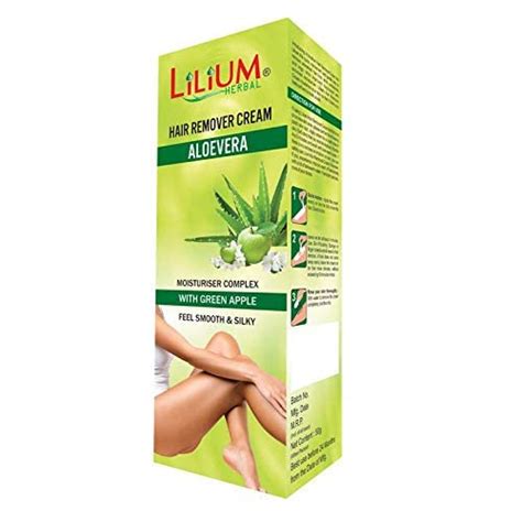 Lilium Aloe Vera Hair Removal Cream 50g Health And Personal Care