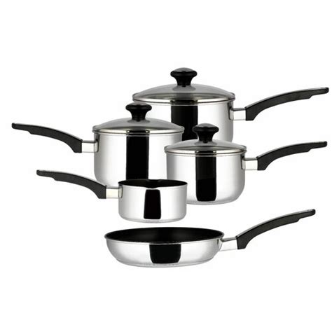 Meyer Meyer 5 Pieces Stainless Steel Non Stick Cookware Set Uk