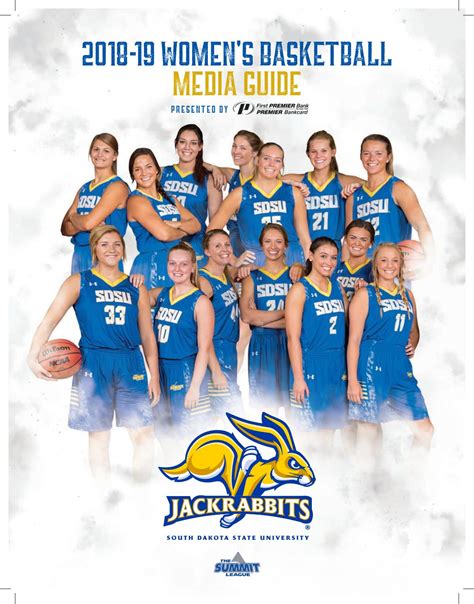 2018 19 South Dakota State Women S Basketball Media Guide By South