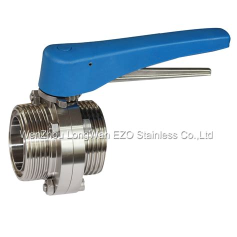 Sanitary Grade Stainless Steel Tri Clamp Butterfly Valve With Pull