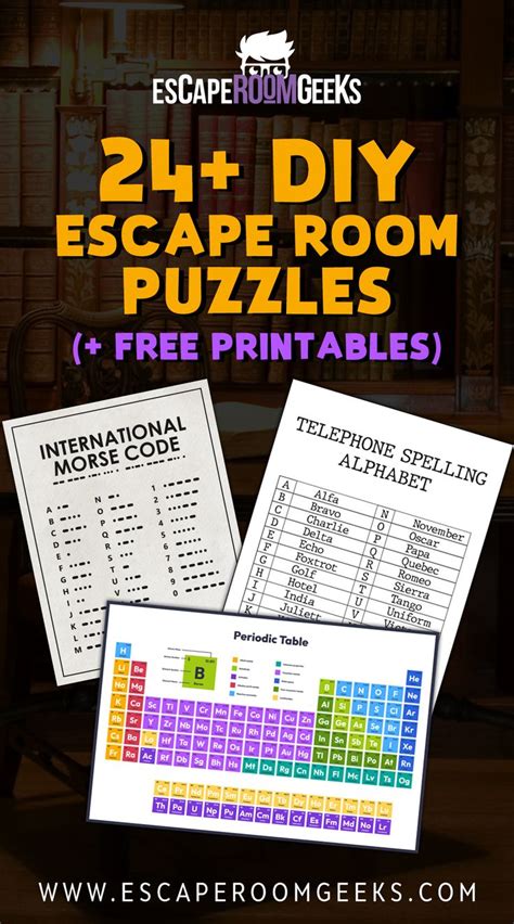 26 DIY Escape Room Puzzles FREE Printables Escape Room Puzzles