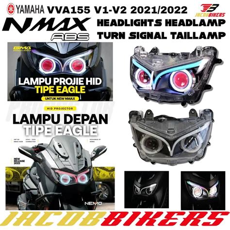 YAMAHA NMAX 155 VVA V1 V2 2020 2022 ORIGINAL JPA HID Projector Projie