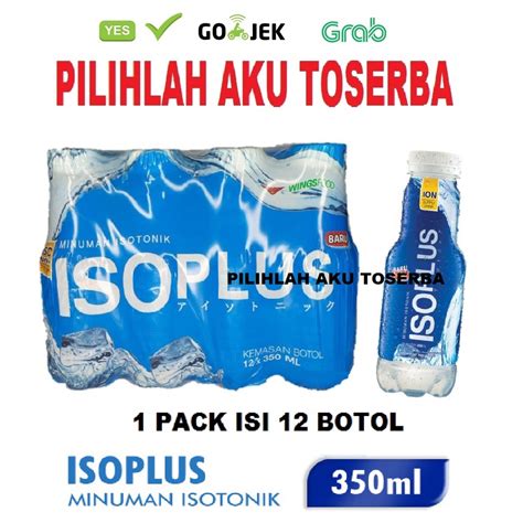 Jual ISOPLUS Minuman Isotonik 350 Ml 1 Pack Isi 12 Botol Shopee