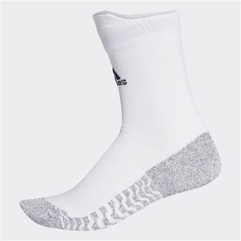 Adidas Alphaskin Traxion Ultralight Crew Socks White Adidas Regional