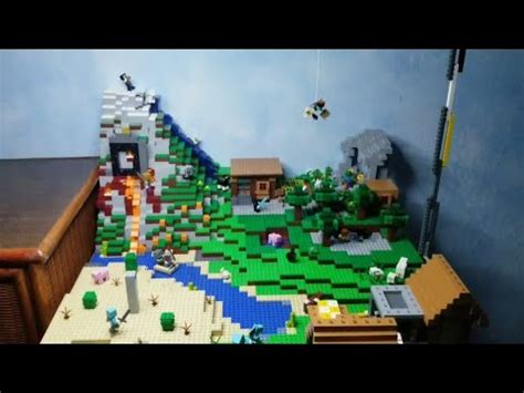 My FIRST EVER MASSIVE Lego MINECRAFT WORLD MOC YouTube