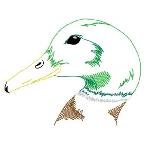 Mallard Head Machine Embroidery Design Embroidery Library At