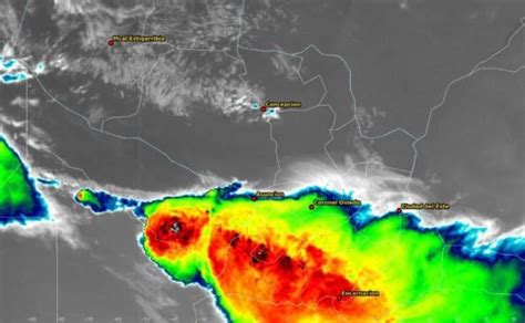 Aviso Meteorológico Lluvias con tormentas eléctricas moderadas a