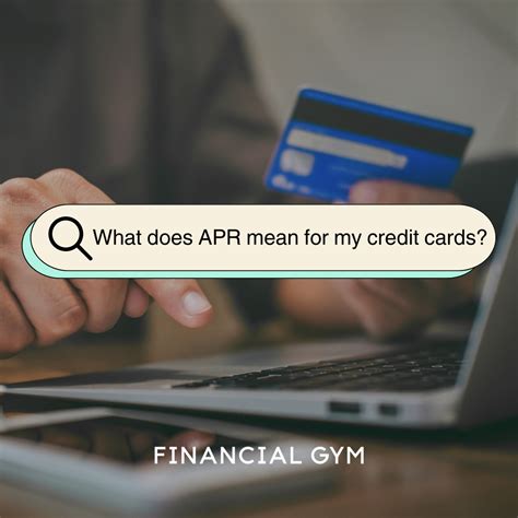 What Does Apr Mean For My Credit Cards Financial Gym