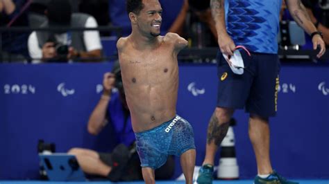 Tercer oro para el nadador brasileño Gabrielzinho en los Paralímpicos