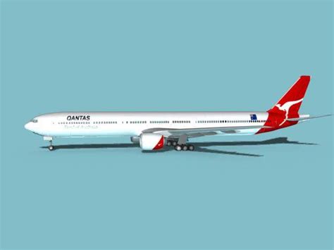 Boeing Qantas D Model By Dreamscape Studios