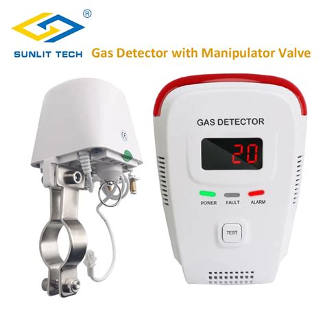 Household Natural Gas Detector LPG Gas Alarm Monitor Combustible Gas ...