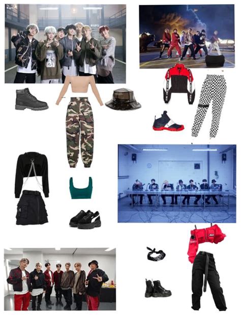 Bts Mic Drop Outfit Shoplook Korean Fashion Kpop Inspired Outfits