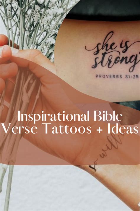 Inspirational Bible Verse Tattoos Ideas Tattooglee Bible Verse