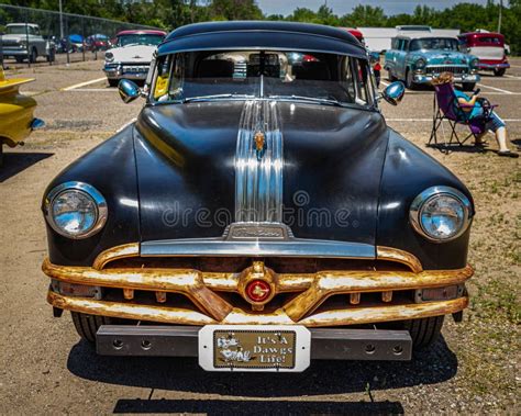 1951 Pontiac Chieftain Interior Editorial Stock Image - Image of white ...