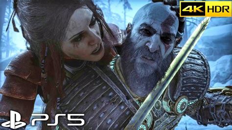 God Of War Ragnarok Ps5 Kratos Vs Freya 4k 60fps Gameplay Youtube