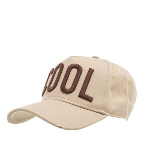 Dsquared Cool Baseball Cap Beige Baseballkeps Fashionette