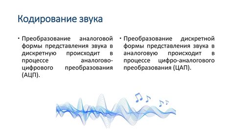 Кодирование звука - презентация онлайн