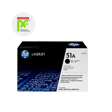 TONER HP – 51A BK ( Q7551A) – SHOPPING PC