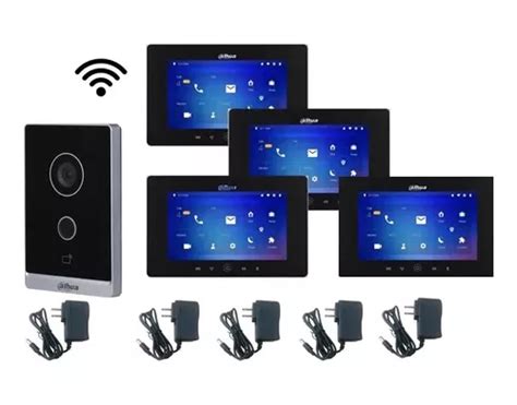 Kit Videoportero Dahua Monitor Ip Touch De Pulgadas Wifi