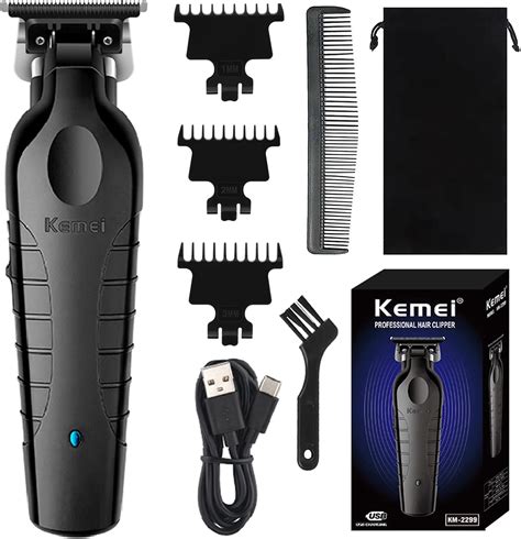 KEMEI Trimmer Professional Cordless Hair Clipper For Men Electric Beard