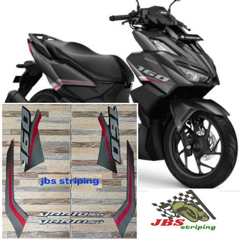 Jual Striping Honda Vario Cbs Hitam Active Black Tahun Stiker