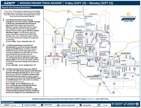 Planned Closures On Phoenix Area Freeways This Weekend Sep 2225