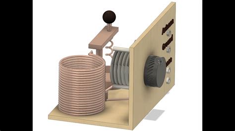Basic Crystal Radio 3d Model Youtube