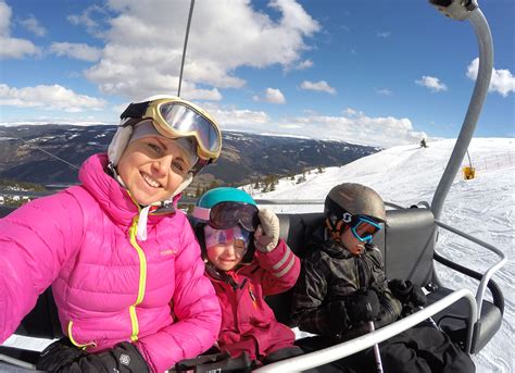 Kvitfjell utvärdering av skidåkning med barn