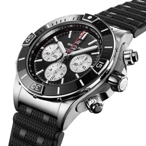 Jam Tangan Breitling Super Chronomat B01 44 (Black) - INTime