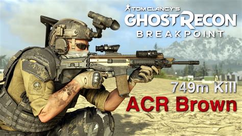 Long Range Sniping 749m Headshot Kill Solo With Acr Brown Ghost Recon Breakpoint Youtube