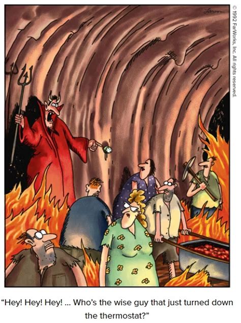 Los 10 cómics más divertidos de Far Side ambientados en el infierno