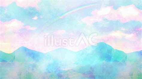 虹の空イラスト No 23379073｜無料イラスト・フリー素材なら「イラストac」