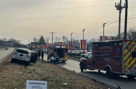 Two Car Crash On Route 6 In Westport Sends 5 People To The Hospital