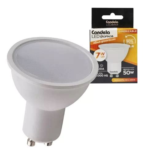 Dicroica Led W W Luz C Lida Candela Dimerizable