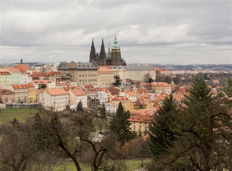 View to Prague Castle from Petrin hill | Copyright-free photo (by M ...