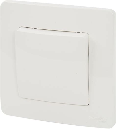 Выключатель встраиваемый Systeme Electric Blanca 1 клавиша 10 А цвет ...