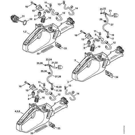 Stihl Ms Chainsaw Ms Cbe Mix Parts Diagram Tank Housing