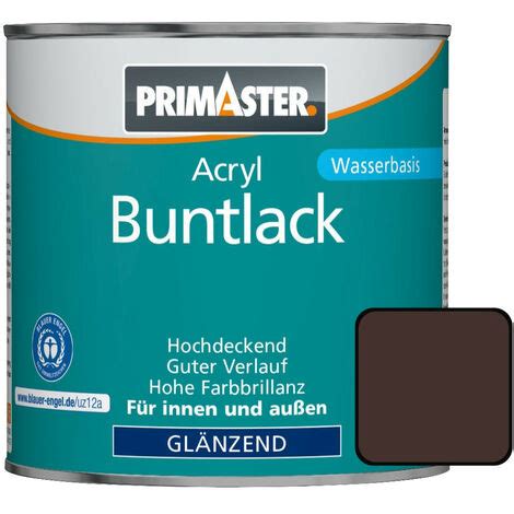 Primaster Acryl Lack RAL 8017 schokobraun 125 ml für Innen und Außen